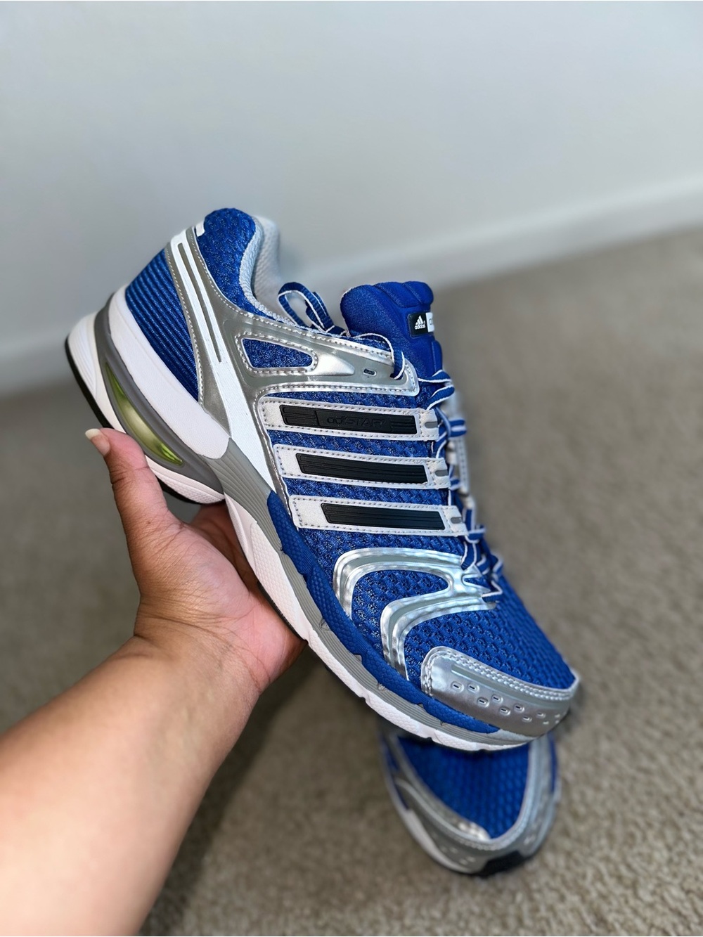 Adidas Adistar Control 5 'Royal Blue Silver Metallic' (No Box)